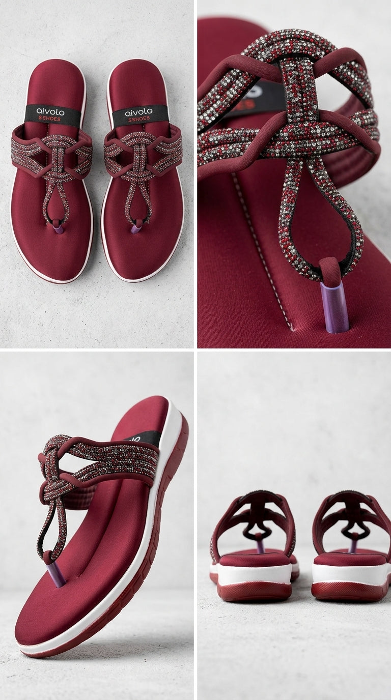 Red Soft Paiding Chapal