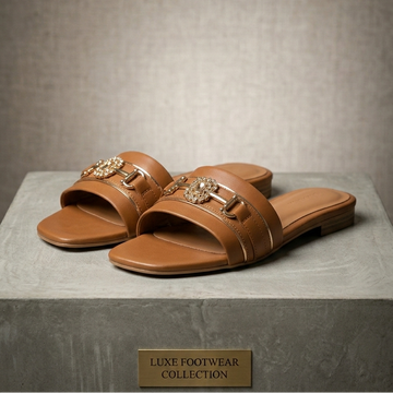 The Brown Buckle Chapal